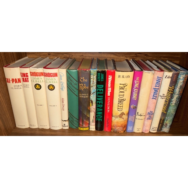 Assorted Hard Cover Books - The Long Journey The Robe & More