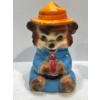 Chalk Bank, Brown Bear with Orange Hat and Blue Suit