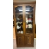 Wood & Glass Display Cabinet (Contents NOT Included) - 30W, 15D, 71T