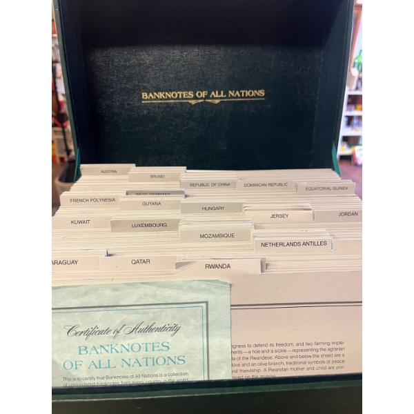 1980'S Franklin Mint Banknotes of All Nations. AMAZING COLLECTION The Franklin Mint "Banknotes 