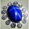 Image 2 : Star Sapphire & Moissanite Parcel (16.8 ct total)