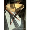 Image 1 : Tableside Wooden Serving Bowl on Stand