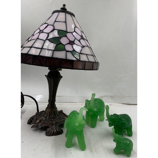 Lovely Decorative Vases w/ Jade Elephant Collection