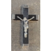 Image 2 : Black and Silver Crucifix with Red Case and Religious Coins