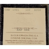 Image 3 : 1901 Canadian 10¢ AU-50 Coin in Protective Plastic Case with Certification