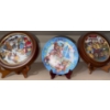 Image 1 : Franklin Mints "Teddy Bear Winter Frolic", "Hot Air Balloon Ride" & "Bears Birthday Bash" Collectibl