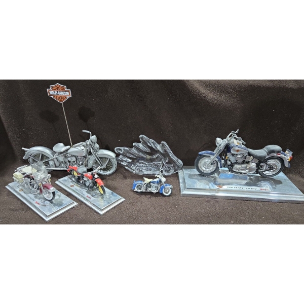 Harley Davidson Diecast Models + More