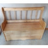Image 1 : Lovely Wooden Bench w/ Storage Including Contents - 42W, 17D, 34T 