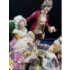 Image 3 : Meissen Dresden China Figures 22Wx12Dx16H (CANNOT SHIP)