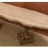 Image 2 : Marble & Solid Brass Coffee Table 16x49