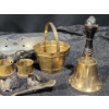 Image 8 : Mixed Metal Melodies! - Assortment of Brass, Silver Plate Home Decor