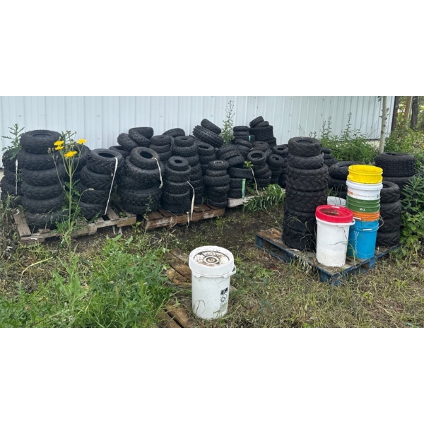 XXXL Tire Collection For Off Road Vehicles, Including Many with Rims 