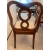 Image 4 : Walnut Diningroom Table w/ 6 Upholstered Chairs & 2 Leaf Extenders 64x41x30