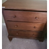 Image 1 : Three Drawer Wood Dresser 34 w 32 h