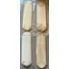 Image 1 : Plain White Finger Plates  - 14 Total