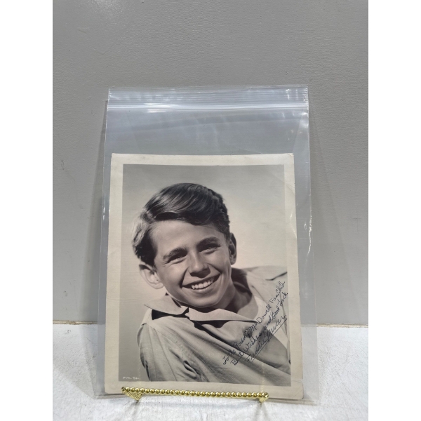 Freddie Mercer Signed Headshot