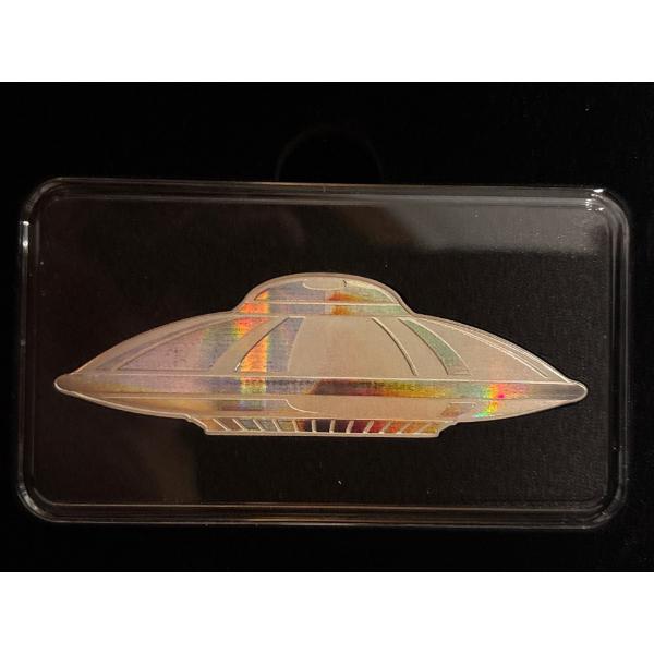 2020 $2 UFO - Pure Silver Shaped Coin $260