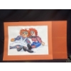 Image 1 : Watercolor Painting of Raggedy Ann and Andy by Kay Patterson
