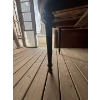 Image 2 : Antique Large round Sold Dark wood Table 
