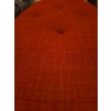 Image 2 : Lovely Fabric Red Bench (51W, 19D, 18T) w/ Lamp (Broken), and Lovely Holiday Tree 