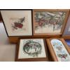 Image 3 : Lovely Needlepoint Art Collection - Largest is 16x20 