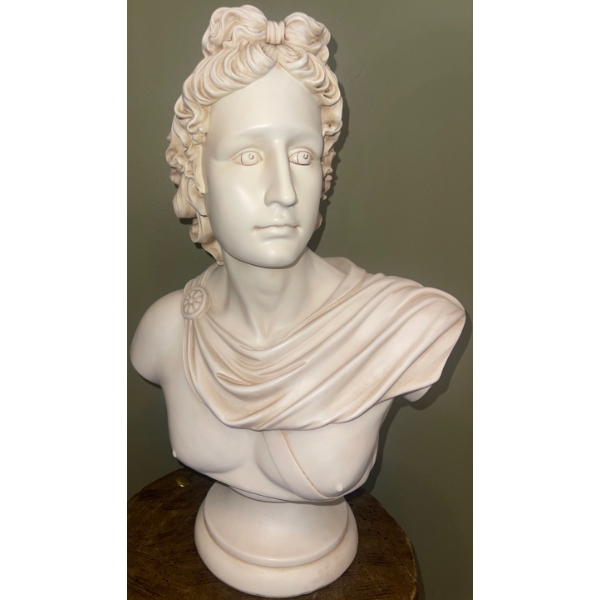 Greek Athena Cast Bust 19T