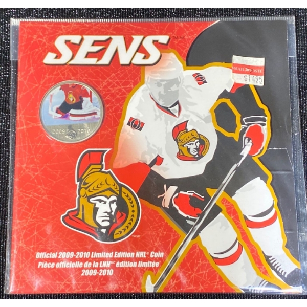 2009-2010 Limited Edition NHL Ottawa Senators Coin