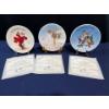 Image 1 : Set of Three Collectors Plates with original boxes and COA