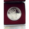 Image 2 : 1999 Canadian 200th Anniversary of Mackenzies Voyage Silver Dollar 23.3g 50% Silver	