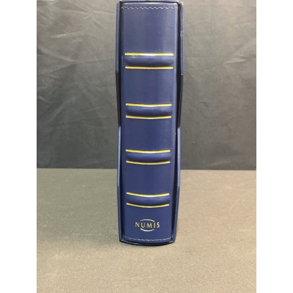 Numis Blue Coin Album With Assorted Canadian Quarters
