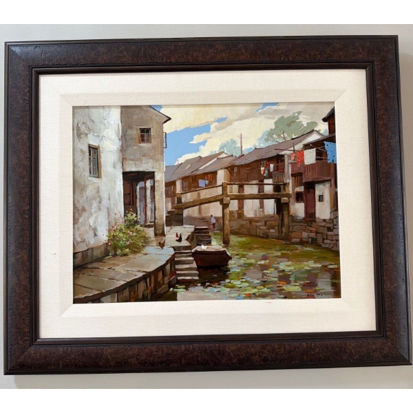 Min Ma's "Spring Morning" Acrylic 18x24"tall (#04112)