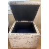 Image 4 : Vintage Inspired Accent Chair 32x30x41 w/ Foot Rest Storage Cube & More
