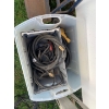 Image 3 : Misc Tool lot, tow rope, ladder, booster cables and dolly