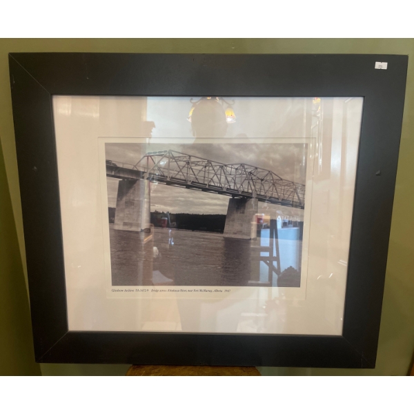 Glen Bow Museum Archives PA-3672-9 Bridge Across Athabasca River Fort McMurray 1967 30x26