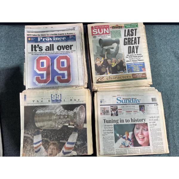 Vintage Oilers Newspapers