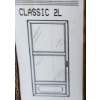 Image 3 : Aluminart Chamber Door 36 X 80, Classic 2 Lite, White 
