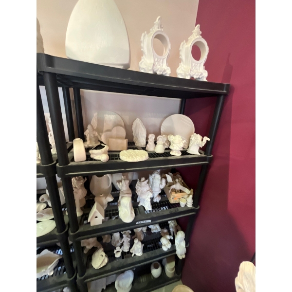 all ceramic items and rack included