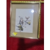 Image 1 : Charcoal Chickadees Print (13.75'/16.5'' Inches Before Frame)