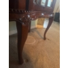 Image 7 : Vintage Regency Style Mahogany Kidney Shaped Mini Bar w/ Removable Tray 29x15x30