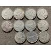 Image 1 : Canadian 25-cent Pieces 80% Silver 64.13 Grams