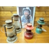 Image 1 : Collection Of Lanterns With Antique Red Railway lantern 