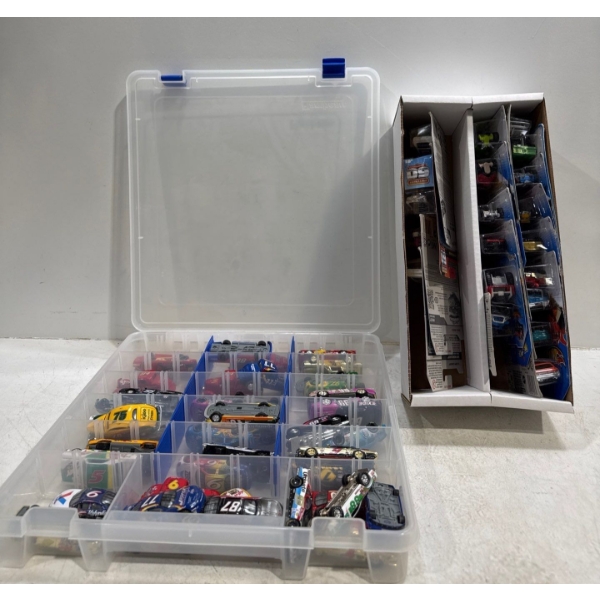 Collection of Hotwheels Racecars