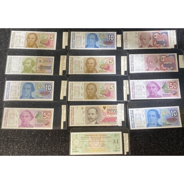 Collection of Argentine Paper Money