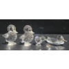 Image 1 : Swarovski Crystal Duck Family of 4 (0.5"-1.5"T) No Boxes
