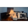 Image 1 : 24" LG HD LED TV Monitor Mo. LG24MN33D w/ Jinger Jar Lamp Bed Bed Linens & More