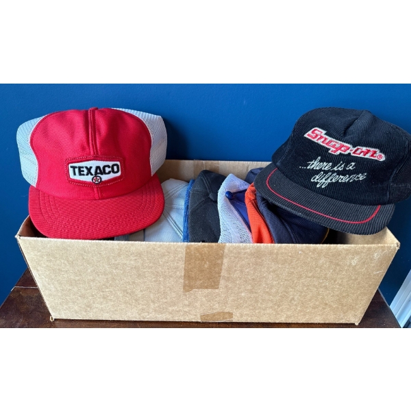Vintage Sport Caps Trucker Hats & Promotional Wear - 12+ Pieces 