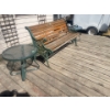 Image 2 :  Outdoor Bench with Two Endtables