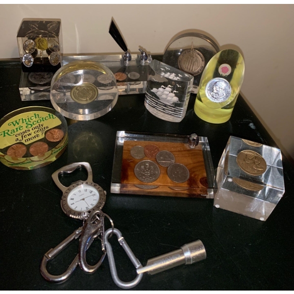 Desk Charms - Resin Art for Office Work Paper Weights & More