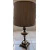 Image 3 : Ornate Table Lamp with Pleated Shade and Decorative Base