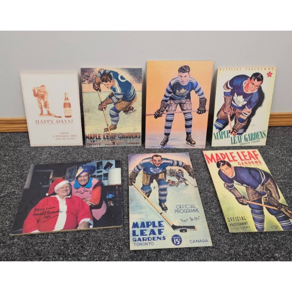Vintage Toronto Maple Leaf Gardens Memorabilia and Programs